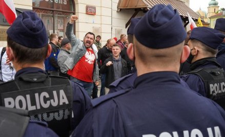 Strajk przedsiębiorców w Warszawie