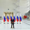 Putin podczas wizyty w kosmodromie "Wastocznyj"