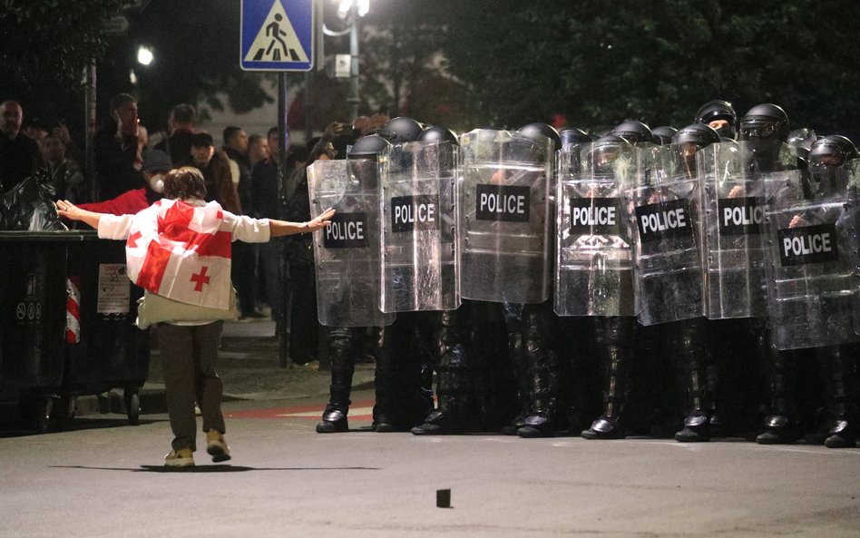 Protest w Tbilisi