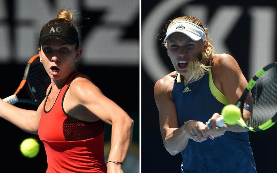 Simona Halep i Karolina Woźniacka
