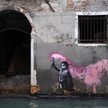 Powódź w Wenecji zalała dzieło Banksy'ego