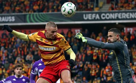 Jagiellonia Białystok przegrała z Fiorentiną 0:3