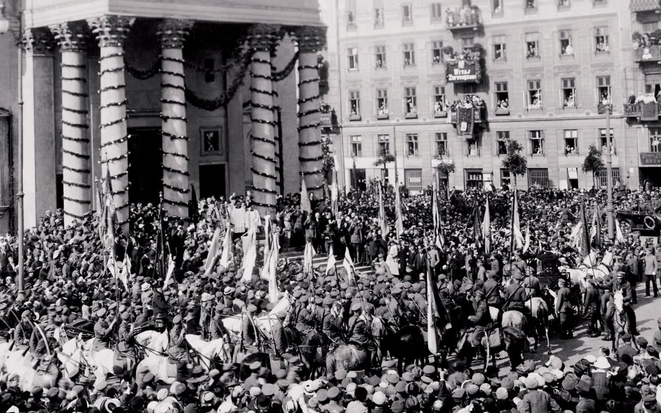 Warszawa, 18 maja 1920. Uroczysta msza w kościele św. Aleksandra na cześć naczelnego wodza Józefa Pi