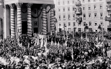 Warszawa, 18 maja 1920. Uroczysta msza w kościele św. Aleksandra na cześć naczelnego wodza Józefa Pi