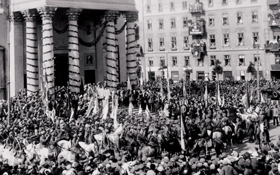 Warszawa, 18 maja 1920. Uroczysta msza w kościele św. Aleksandra na cześć naczelnego wodza Józefa Pi