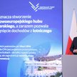 Sekretarz stanu w Ministerstwie Funduszy i Polityki Regionalnej Marcin Horała na konferencji prasowe