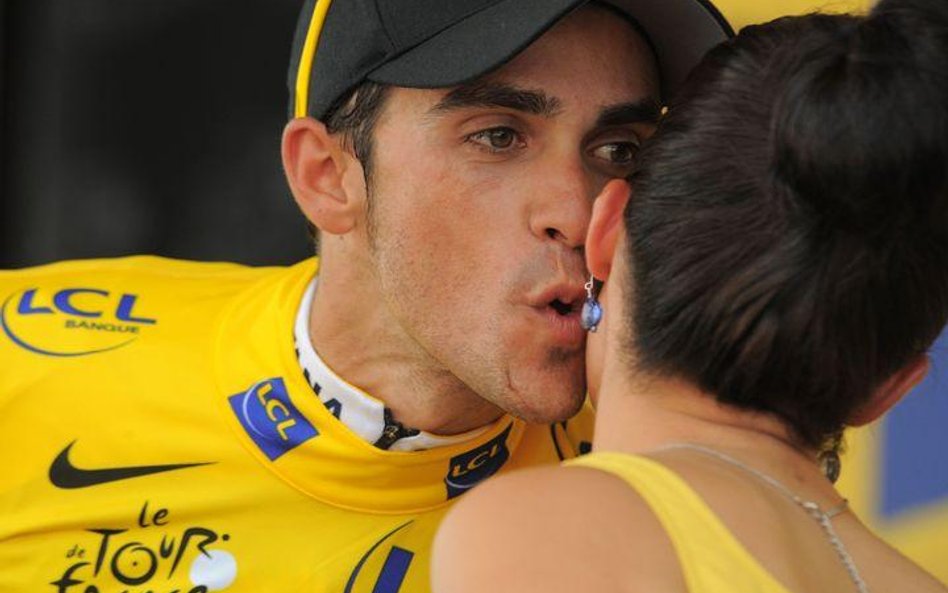 Zwycięzca tegorocznego TdF Alberto Contador