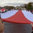 Protest w Krakowie po wyborach na Białorusi
