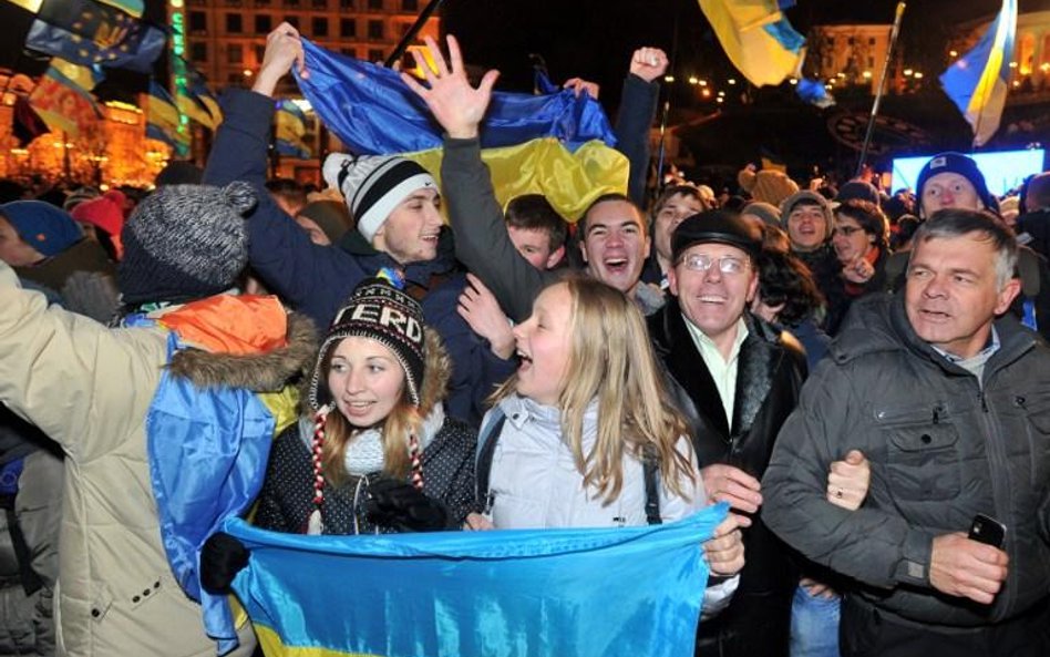 Ukraińcy wciąż protestują i chcą zbliżenia z Unią Europejską