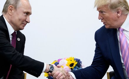 Spotkanie Putin - Trump podczas szczytu G20 w Osace, czerwiec 2019