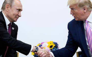 Spotkanie Putin - Trump podczas szczytu G20 w Osace, czerwiec 2019