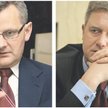 Minister skarbu Aleksander Grad (z lewej) oraz prezes Jastrzębskiej Spółki Węglowej Jarosław Zagórow
