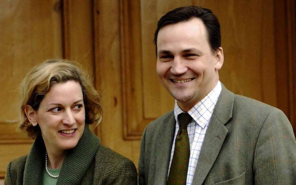 Anne Applebaum i Radosław Sikorski