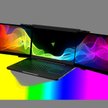 Laptop Project Valerie posiada trzemy ekrany o przekątnej 17,3 cala. Każdy z nich obsługuje 4K, co d