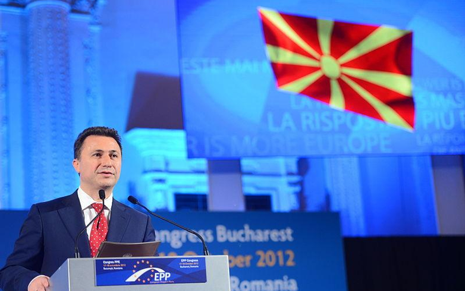 Premier Macedonii Nikola Gruevski (Fot. European People's Party/Lic. CC3.0)