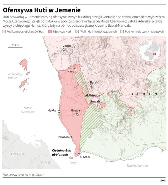 Ofensywa Hutich w Jemenie