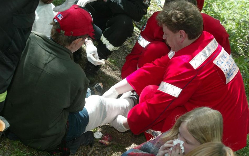 Wziął znieczulenie żeby kolega zmiażdżył mu nogę