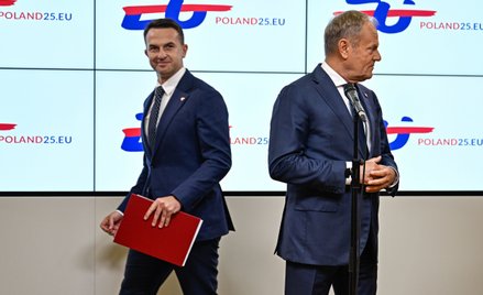 Adam Szłapka i Donald Tusk