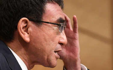 Taro Kono, minister ds. szczepień na COVID-19 w Japonii
