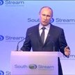 Władimir Putin wygłasza przemówienie na rozpoczęciu budowy gazociągu, który nigdy nie powstał.