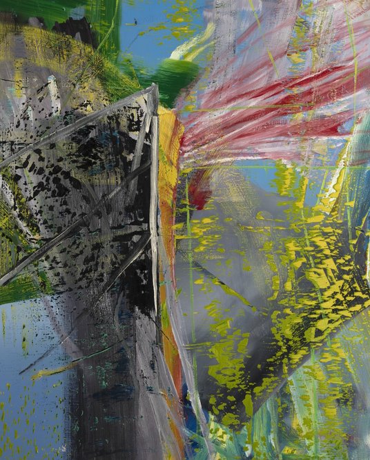 Gerhard Richter, Carotte [Möhre],  olej na płótnie, 1984 rok.