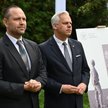 Karol Rabenda (z prawej) w kampanii był członkiem sztabu Karola Nawrockiego i odpowiadał m.in. za sp