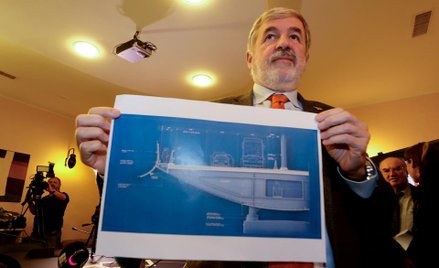 Burmistrz Genui z projektem nowego mostu