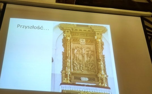 Tak mogłaby wyglądać pełna rekonstrukcja ołtarza.