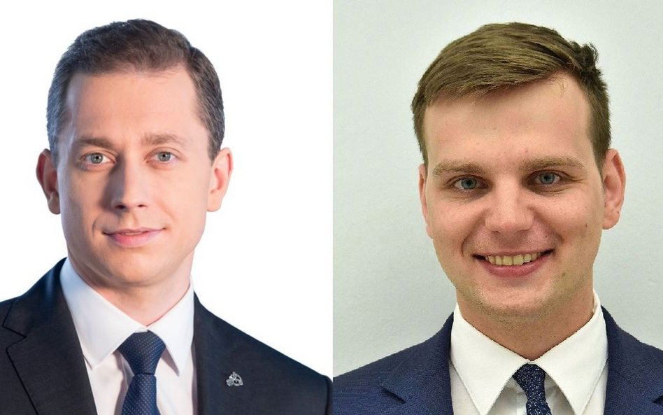 Cezary Tomczyk (PO) i Jakub Kulesza (Kukiz'15)