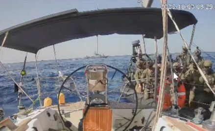 Marinette, prawdopodobnie ostatni statek z Flotylli Global Sumud, który został zatrzymany przez izra