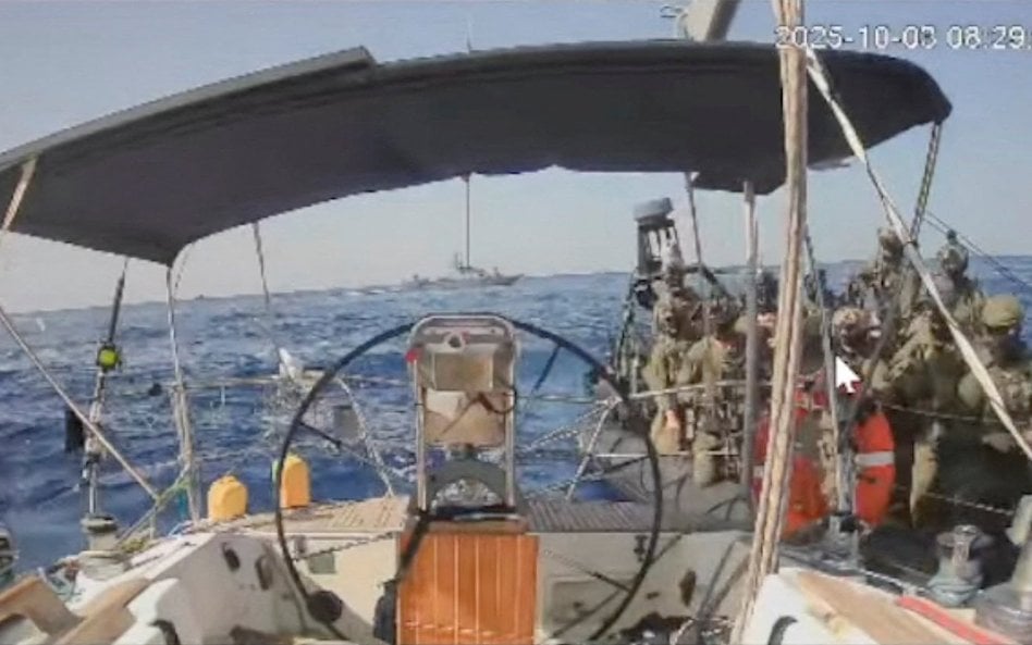 Marinette, prawdopodobnie ostatni statek z Flotylli Global Sumud, który został zatrzymany przez izra