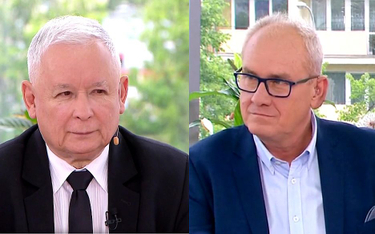 Jarosław Kaczyński i Michał Olszański
