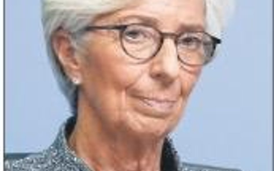 Christine Lagarde, prezes EBC, zapewnia politykę pieniężną, która jeszcze długo będzie utrzymywać re