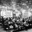 Nowa Huta, marzec 1968. Zebranie załogi Huty im. Lenina potępiające strajki studenckie.