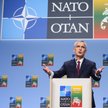 Sekretarz generalny NATO Jens Stoltenberg podczas szczytu NATO w Wilnie