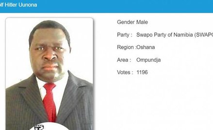 Adolf Hitler wygrał wybory w Namibii