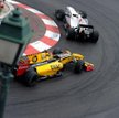 Kamui Kobayashi i Rober Kubica na torze w Monaco