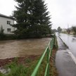 Zalane ulice we wsi Zebrzydowice na Śląsku, W województwie obowiązują ostrzeżenia pierwszego stopnia