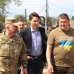 Premier Kanady Justin Trudeau w Irpieniu na Ukrainie
