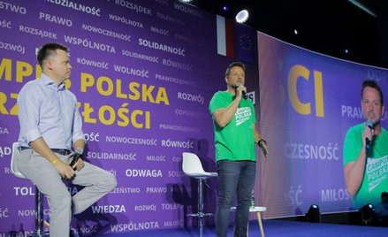 Szymon Hołownia i Rafał Trzaskowski starli się w kwestii aborcji