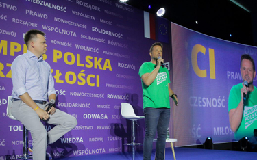 Szymon Hołownia i Rafał Trzaskowski starli się w kwestii aborcji