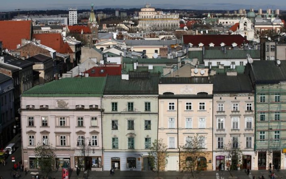 Mieszkania na krakowskiej Starówce są o ponad 80 proc. droższe od lokali na Wzgórzach Krzesławickich