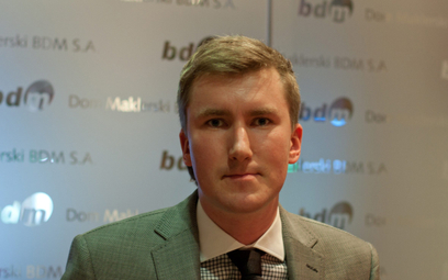 Maciej Bobrowski, szef analiz w DM BDM. Fot. mat. prasowe