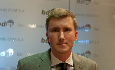 Maciej Bobrowski, szef analiz w DM BDM. Fot. mat. prasowe