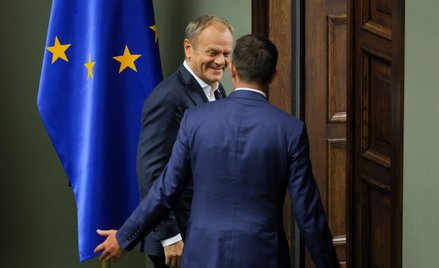Premier Donald Tusk, przewodniczący Platformy Obywatelskiej, w Sejmie.