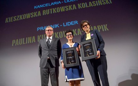 Bogusław Chrabota - redaktor naczelny "Rzeczpospolitej", Ewa Rutkowska i Paulina Kieszkowska-Knapik 