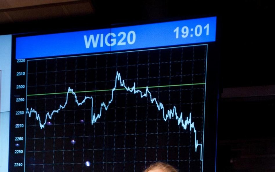 WIG20 w tyle za indeksami amerykańskimi, ale też indeksami z rynków wschodzących