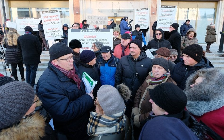 Poszkodowani w aferze GetBack domagają się wyjaśnienia wszystkich jej okoliczności