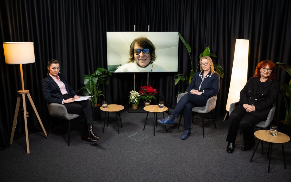 Uczestniczki debaty „Rzeczpospolitej” (od lewej): Dominika Pietrzyk, „Rzeczpospolita”; dr n. med. Ma