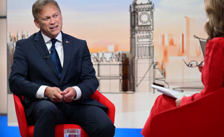 Brytyjski sekretarz obrony Grant Shapps